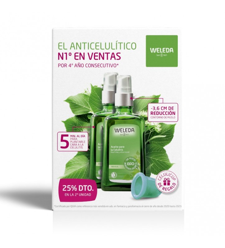 WELEDA PACK ACEITE CELULITIS ABEDUL 2x100 ML +...