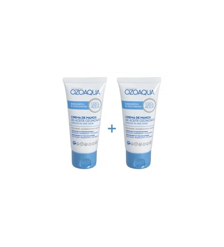 OZOAQUA DUPLO CREMA DE MANOS DE OZONO 2x50ML