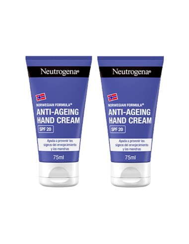 NEUTROGENA DUPLO ANTI-AGEING CREMA DE MANOS SPF20 2X75ML