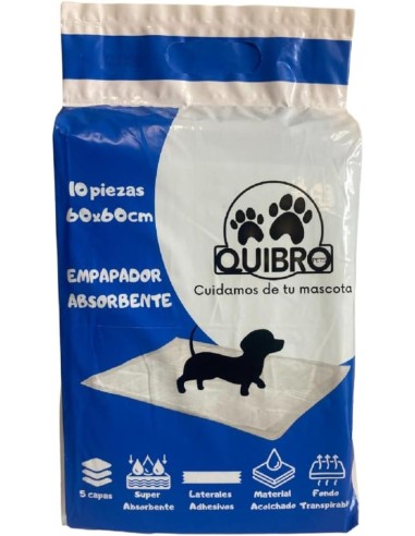 QUIBRO EMPAPADOR 60 X60 10 UNIDADES