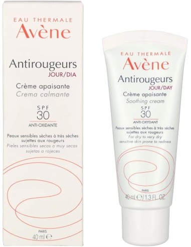 AVENE ANTIROUGEURS DIA CREMA APAISANTE PIELES SECAS A MUY SECAS SPF30 40ML