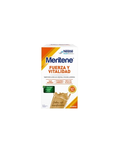 MERITENE BATIDO CAFE DESCAFEINADO 15 SOBRES