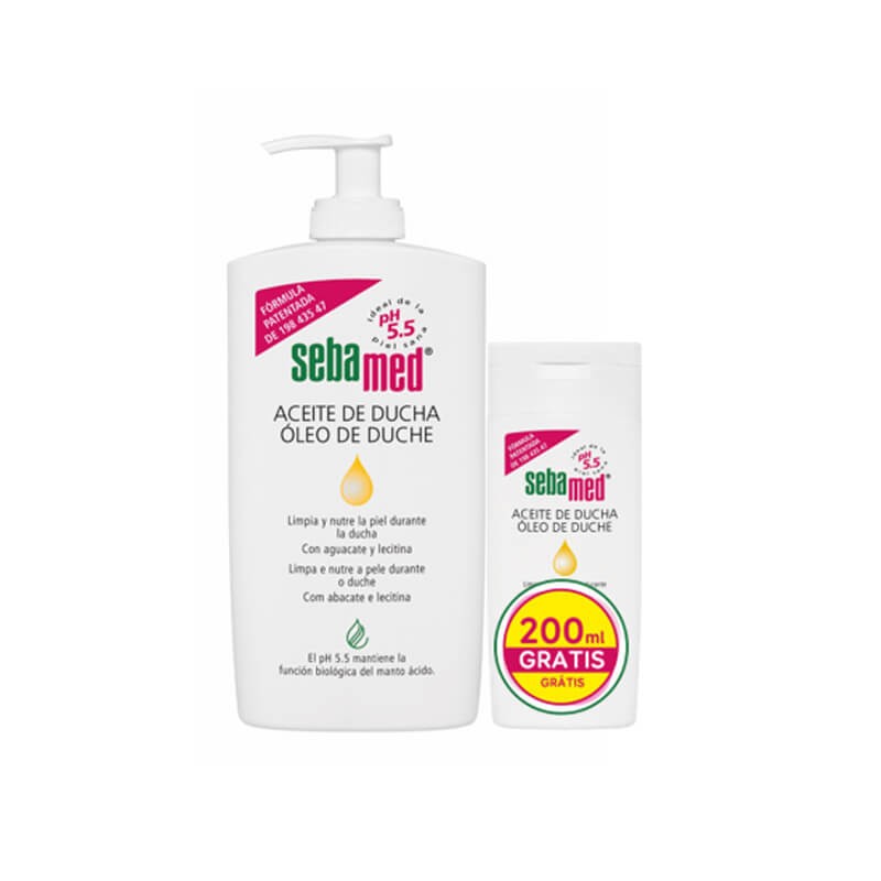 PACK SEBAMED ACEITE DE DUCHA 500mL + 200 mL GRATIS