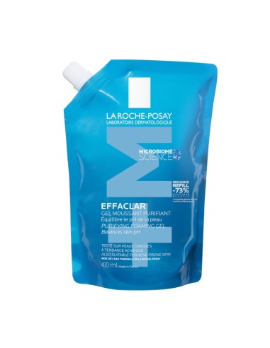 LA ROCHE-POSAY EFFACLAR GEL LIMPIADOR RECARGA 400ML