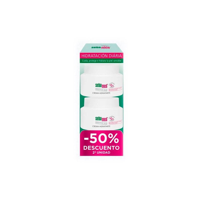 DUPLO SEBAMED CREMA HIDRATANTE 2X75mL