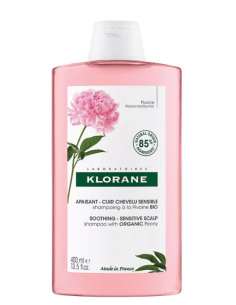 KLORANE CHAMPÚ PEONIA CUERO CABELLUDO SENSIBLE 400ML