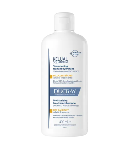 DUCRAY KELUAL SQUANORM CHAMPU CASPA SECA 400 ML