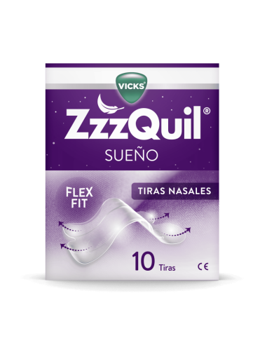 ZZZQUIL SUEÑO TIRAS NASALES 10 UNIDADES