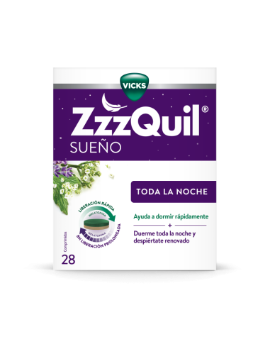 ZZZQUIL SUEÑO TODA LA NOCHE 28 COMPRIMIDOS