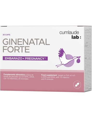 CUMLAUDE GINENATAL FORTE EMBARAZO 30 CAPSULAS