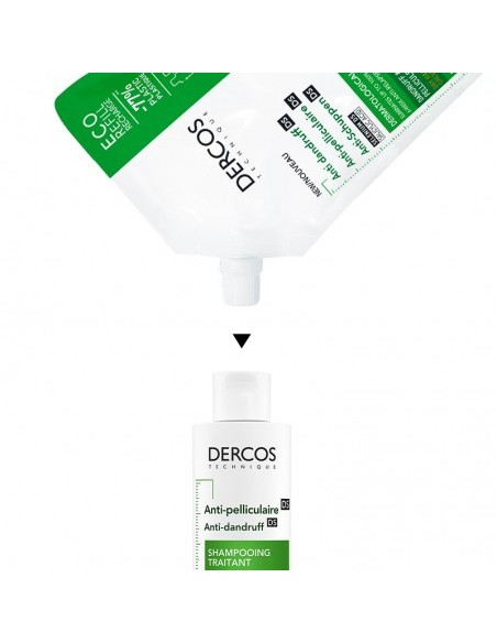 VICHY DERCOS ECO REFILL RECHARGE ANTICASPA DS CABELLO SECO 5