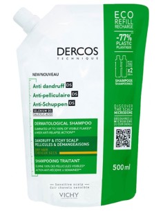 VICHY DERCOS ECO REFILL RECHARGE ANTICASPA DS CABELLO SECO 5
