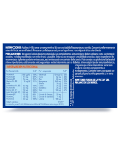 BION 3 ENERGY 50+ FORMATO XL 90 COMPRIMIDOS 2