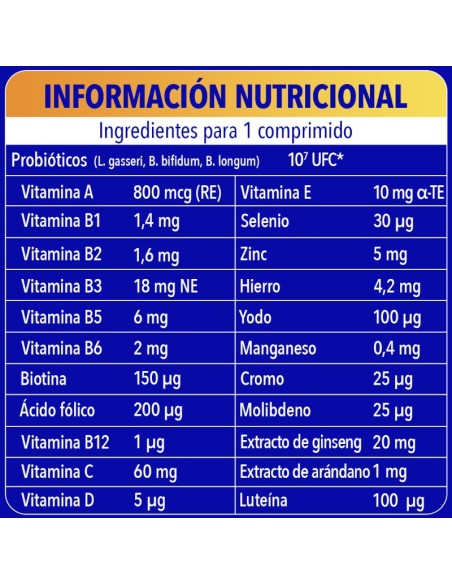 BION 3 ENERGY 50+ FORMATO XL 90 COMPRIMIDOS