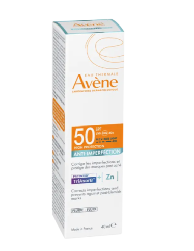 AVENE FLUIDO SPF 50+ ANTI-IMPERFECCIONES 40 ML