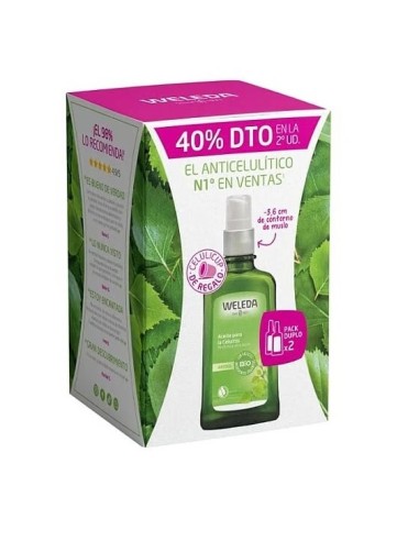 WELEDA PACK ACEITE CELULITIS ABEDUL 2x100 ML +...