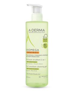 ADERMA EXOMEGA CONTROL GEL LIMPIADOR EMOLIENTE 2 EN 1 500ML