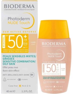 BIODERMA PHOTODERM NUDE TOUCH SPF50+ TONO CLARO 40mL
