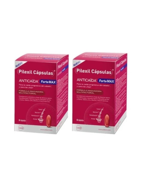 PILEXIL CAPSULAS DUPLO FORTE MAX 60+60