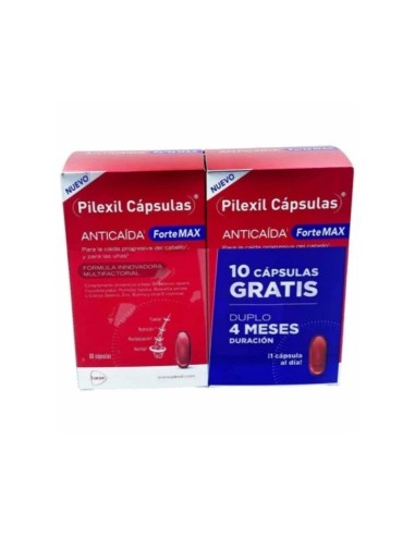 PILEXIL CAPSULAS DUPLO FORTE MAX 60+60