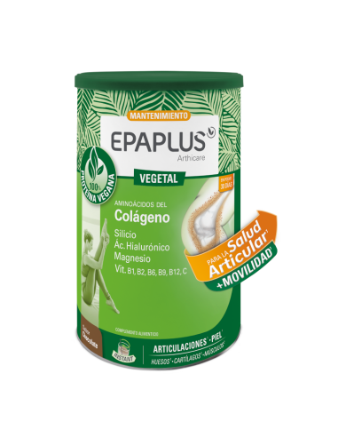 EPAPLUS COLAGENO VEGETAL CHOCOLATE SILICIO AC.HIALURONICO MAGNESIO VITAMINAS 387GR