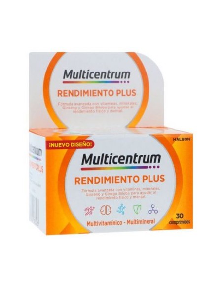 MULTICENTRUM RENDIMIENTO PLUS 30 COMPRIMIDOS