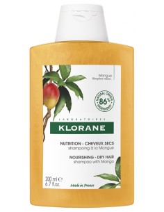 KLORANE CHAMPU AL MANGO CABELLOS SECOS 200 ML