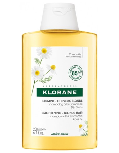 KLORANE CHAMPU A LA CAMOMILA CABELLOS RUBIOS 200 ML