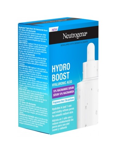 NEUTROGENA HYDRO BOOST HYALURONIC ACID SERUM 10% NIACINAMIDA