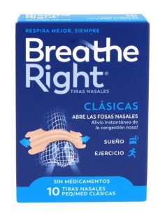 RHINOMER TIRAS NASALES CLASICAS PEQ/MED 10 UDS