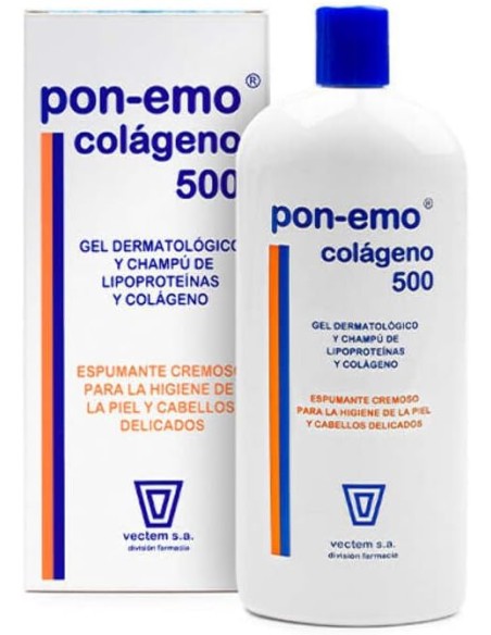 PON-EMO COLAGENO 500 GEL DERMATOLOGICO Y CHAMPU LIPOPROTEINA