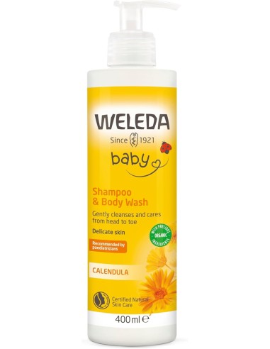 WELEDA BEBE CALENDULA CHAMPU Y GEL DUCHA 400ML