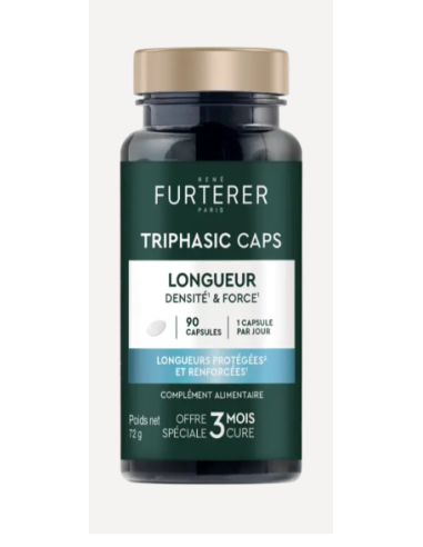 RENE FURTERER TRIPHASIC LARGOS DENSIDAD Y FUERZA 90 CAPSULAS