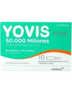 YOVIS COMPLEMENTO ALIMENTICIO 10 STICKS