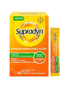 SUPRADYN ENERGY DOBLE ACCION SABOR LIMON 20 SOBRES