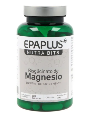 EPAPLUS NUTRA BITS BISGLICINATO DE MAGNESIO 120 CAPSULAS