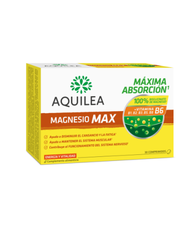 AQUILEA MAGNESIO MAX 30 COMPRIMIDOS
