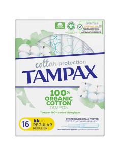 TAMPAX NATURAL REGULAR 16 UNIDADES