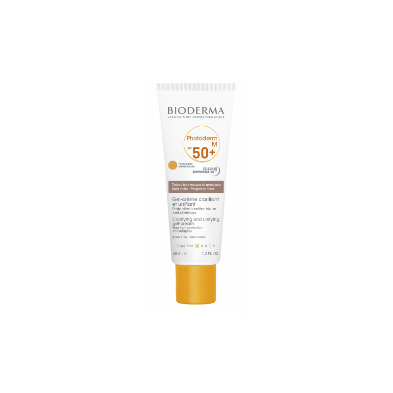 BIODERMA PHOTODERM M GEL CREMA SPF50+ BLUE LIGHT PROTECTION 40mL TONO DORADO