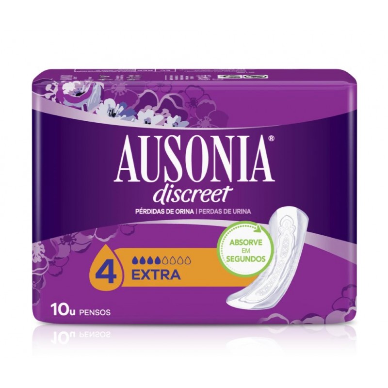 AUSONIA DISCREET EXTRA 10 UNIDADES