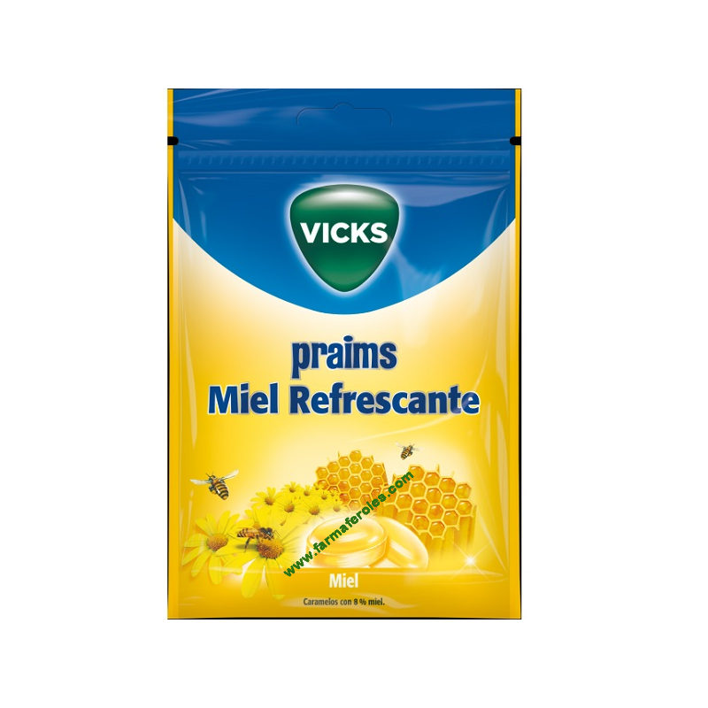 Vicks Praims Miel bolsa 72 gr.