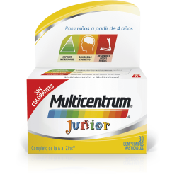 MULTICENTRUM JUNIOR 30 COMPRIMIDOS MASTICABLES