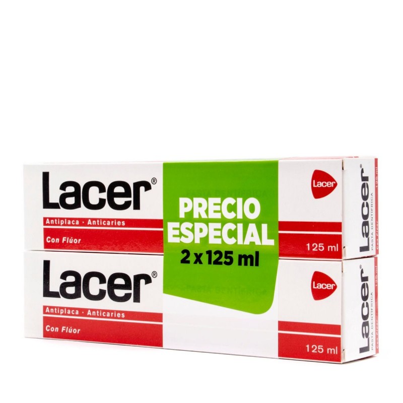 LACER PASTA DENTRIFICA DUPLO 2x125ML