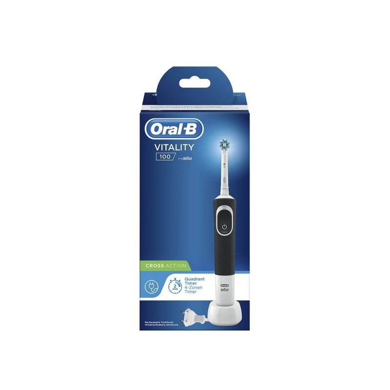 Oral-B Cep. Rec. Vitality Cross Action Negro